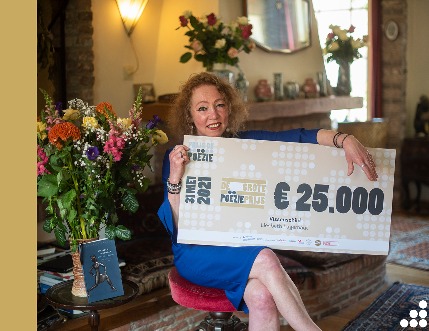 Liesbeth Lagemaat wint De Grote Poëzieprijs 2021!